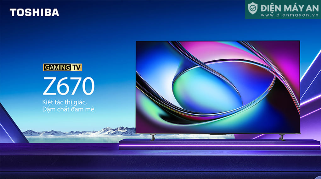 Smart Tivi Mini LED Toshiba AI 4K 85 inch 85Z670RP